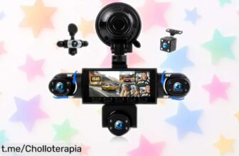 Cámara OiLiehu 5 Canales con grabación 360 en 1080P: ¡rebajada para que cuides tu coche como nunca! No dejes pasar esta oportunidad y conduce más tranquilo.
