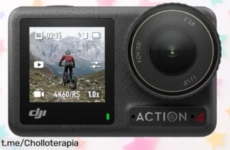 Cámara de acción 4K súper resistente y sumergible Osmo Action 4 de DJI, un descuentazo imbatible que no se ve todos los días, ¡captura tus mejores momentos ya!