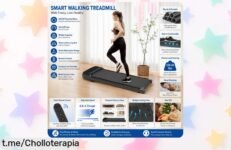 Caminadora bajo el escritorio potente y ajustable: ¡rebajada con un descuentazo que te mantendrá en movimiento mientras curras! No dejes pasar esta oportunidad única.