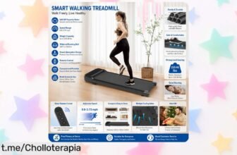 Caminadora bajo el escritorio potente y ajustable: ¡rebajada con un descuentazo que te mantendrá en movimiento mientras curras! No dejes pasar esta oportunidad única.