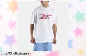 Camiseta Reebok 80’s Vector nueva en tu armario: oferta única y casual que hará brillar tu estilo vintage, ¡no dejes pasar esta oportunidad increíble!