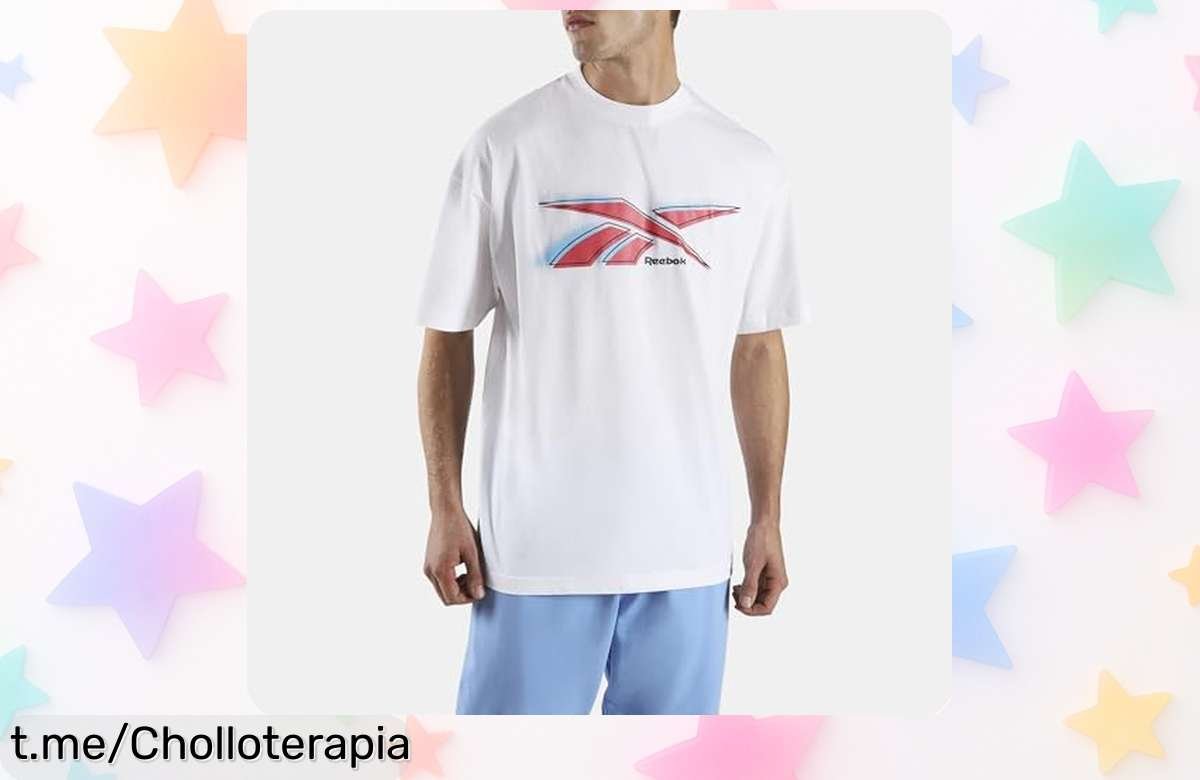 Camiseta Reebok 80’s Vector nueva en tu armario: oferta única y casual que hará brillar tu estilo vintage, ¡no dejes pasar esta oportunidad increíble!