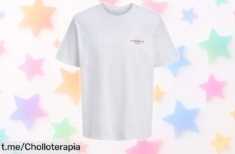 Camiseta básica blanca de Jack & Jones, ¡un ofertón que resalta tu estilo en cada ocasión! No te quedes sin ella antes de que se agote.