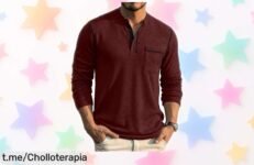 Camiseta de manga larga COOFANDY para hombre a precio loco: renueva tu armario con este básico que nunca pasa de moda, ¡no te lo puedes perder!