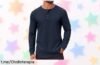 Camiseta de manga larga Coofandy con diseño vintage y botones, ¡una ganga que no puedes dejar pasar! Dale un toque único a tu estilo por un precio increíble.