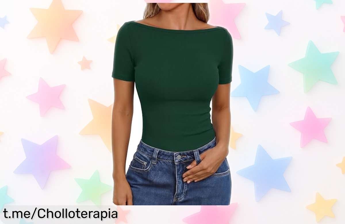 Camiseta de mujer Aottori con cuello barco, el ofertón que te hará brillar en cada ocasión y ¡ni pensar en dejarlo escapar!