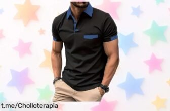 Camiseta polo de hombre Rayson con colores vibrantes a precio loco, ligera y fresca: ¡No te pierdas este chollazo que hará brillar tu estilo!