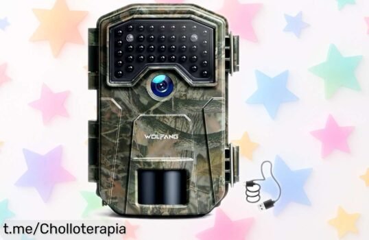 Captura la naturaleza como un profesional con la cámara de caza WOLFANG y su sorprendente calidad 48MP, ¡y a un precio que te hará sonreír!