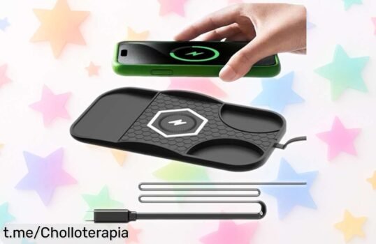 Cargador inalámbrico para coche que sujeta firme y carga rápido hasta 15 W: ¡una oferta loca que no puedes dejar escapar!