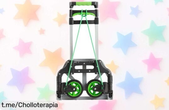 Carretilla plegable de aluminio Standers para mover todo sin esfuerzo, ¡ahora a un precio que parece un regalo! No te lo pierdas y llévatela ya antes de que se agote.