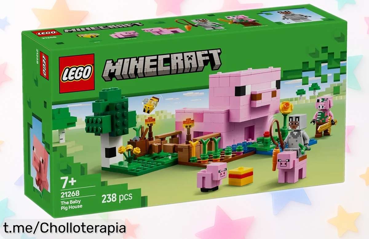 Casita de Baby Pig para montar y jugar de LEGO Minecraft 21268 a precio de risa, ¡no te quedes sin esta diversión!