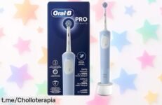 Cepillo de dientes eléctrico OralB Vitality Pro a precio loco: ¡limpieza profunda garantizada! Aprovecha ya esta oferta que te hará sonreír sin gastar mucho.