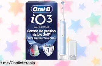 Cepillo de dientes eléctrico OralB iO 3N con control de presión y temporizador: limpieza avanzada a precio de ganga que cuida tus encías, ¡no te lo pierdas!