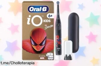 Cepillo de dientes eléctrico OralB iO Kids Marvel Spiderman con música y limpieza profunda a un precio loco que hará sonreír a tus peques ¡No te quedes sin el tuyo!