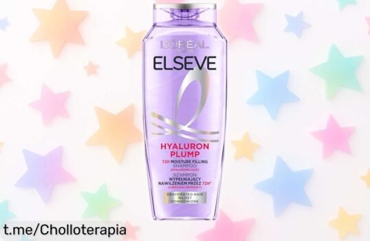 Champú hidratante L'Oréal Paris Elvital que deja tu pelo brillante y a la vista: ¡ahora rebajado para que lo mimes como se merece! No dejes pasar esta oportunidad única.