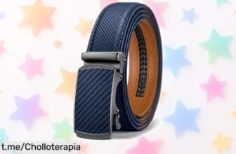 Cinturón de cuero Bulliant ajustable y ultrarresistente a un precio loco que no puedes dejar escapar, perfecto para regalar y siempre quedar bien.
