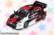 Coche de carreras slot Toyota Yaris WRC 1:32 a precio loco, ¡diversión asegurada para los peques y un chollazo que no querrás dejar escapar!