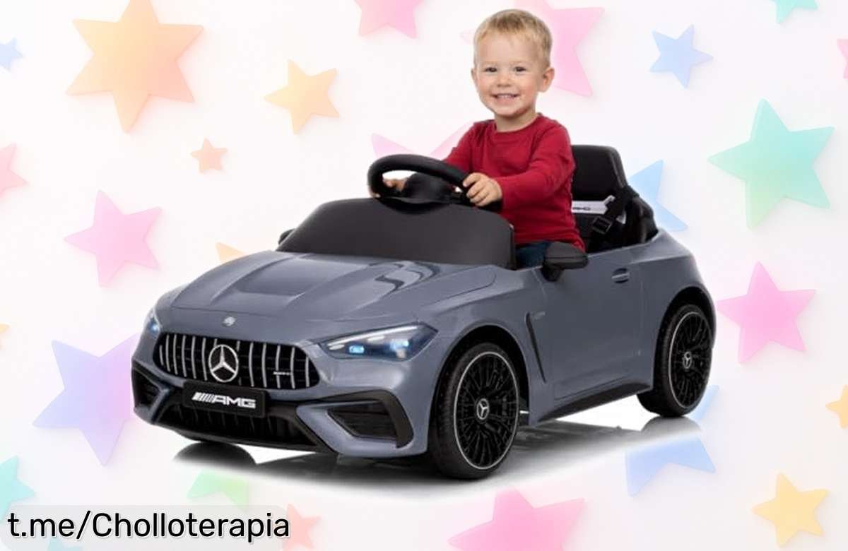 Coche eléctrico Mercedes CLE53 AMG para peques: la diversión sin límites está a un precio loco que no puedes dejar pasar. ¡Haz felices a tus niños ya!