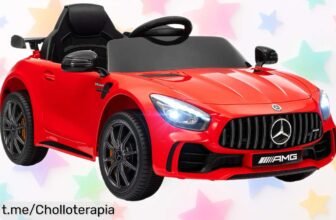 Coche eléctrico para niños Mercedes-Benz AMG GTR: rebajado y lleno de diversión, ¡regala felicidad a tus peques antes de que se agoten!
