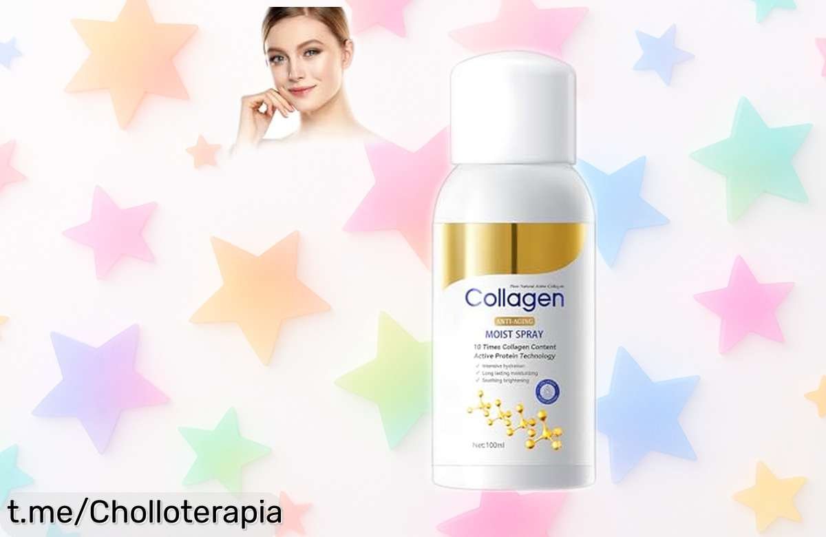 Colágeno hidratante en spray Deep Repair que refresca y firmeza tu piel seca al instante, ¡este precio es inigualable! No dejes pasar esta oportunidad para lucir radiante.