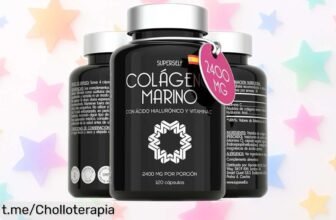 Colágeno marino con ácido hialurónico y vitamina C, ¡ofertón increíble para cuidar tu piel y sentirte espectacular ya!