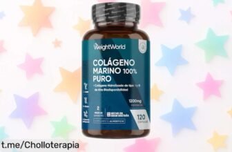 Colágeno marino hidrolizado 100% puro para dos meses a un precio de locura, ¡cuida tus huesos y piel desde dentro mientras te sientes genial!