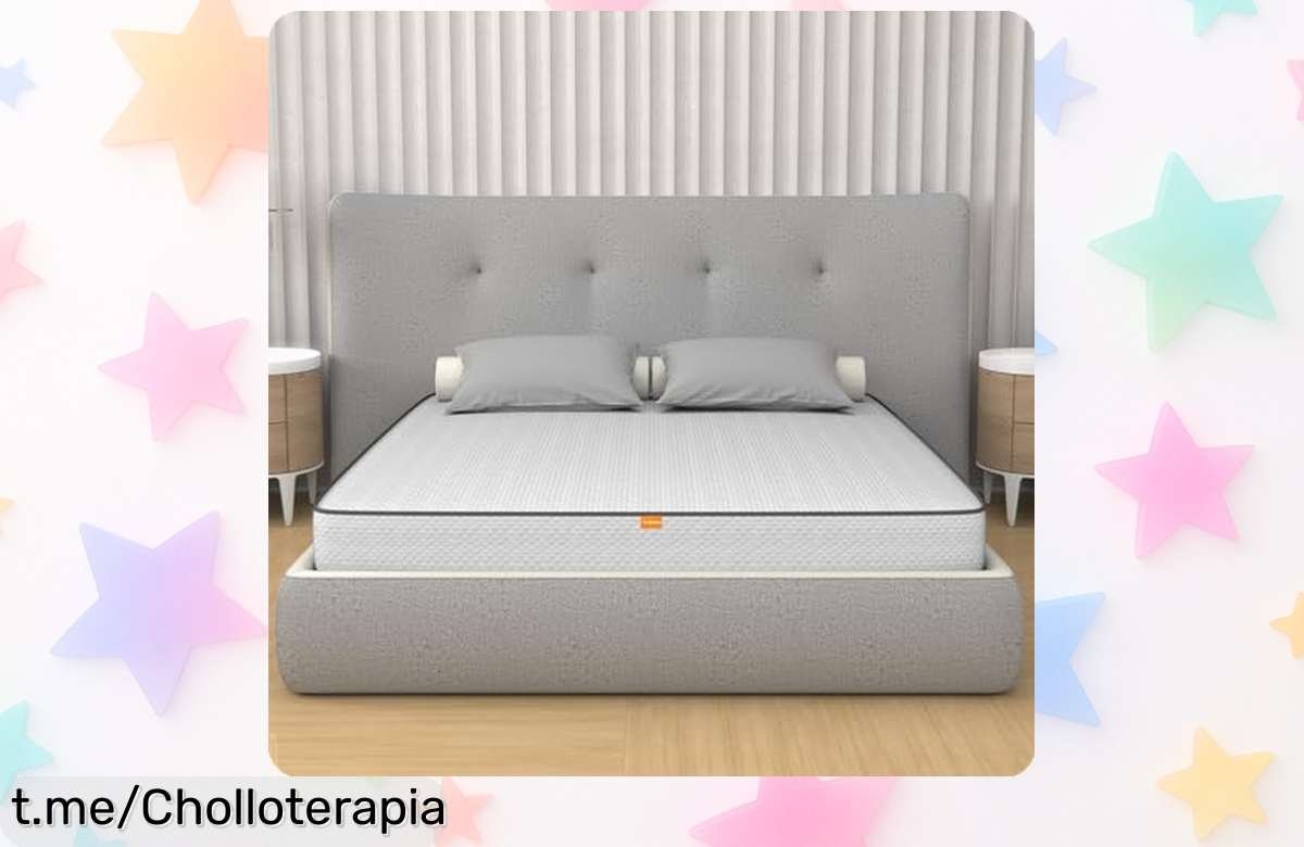 Colchón de matrimonio Waterfoam miasuite i sogni, la oferta que estabas esperando: comodidad garantizada por 15 años en un súper chollo hipoalergénico y transpirable. ¡No te lo pierdas!