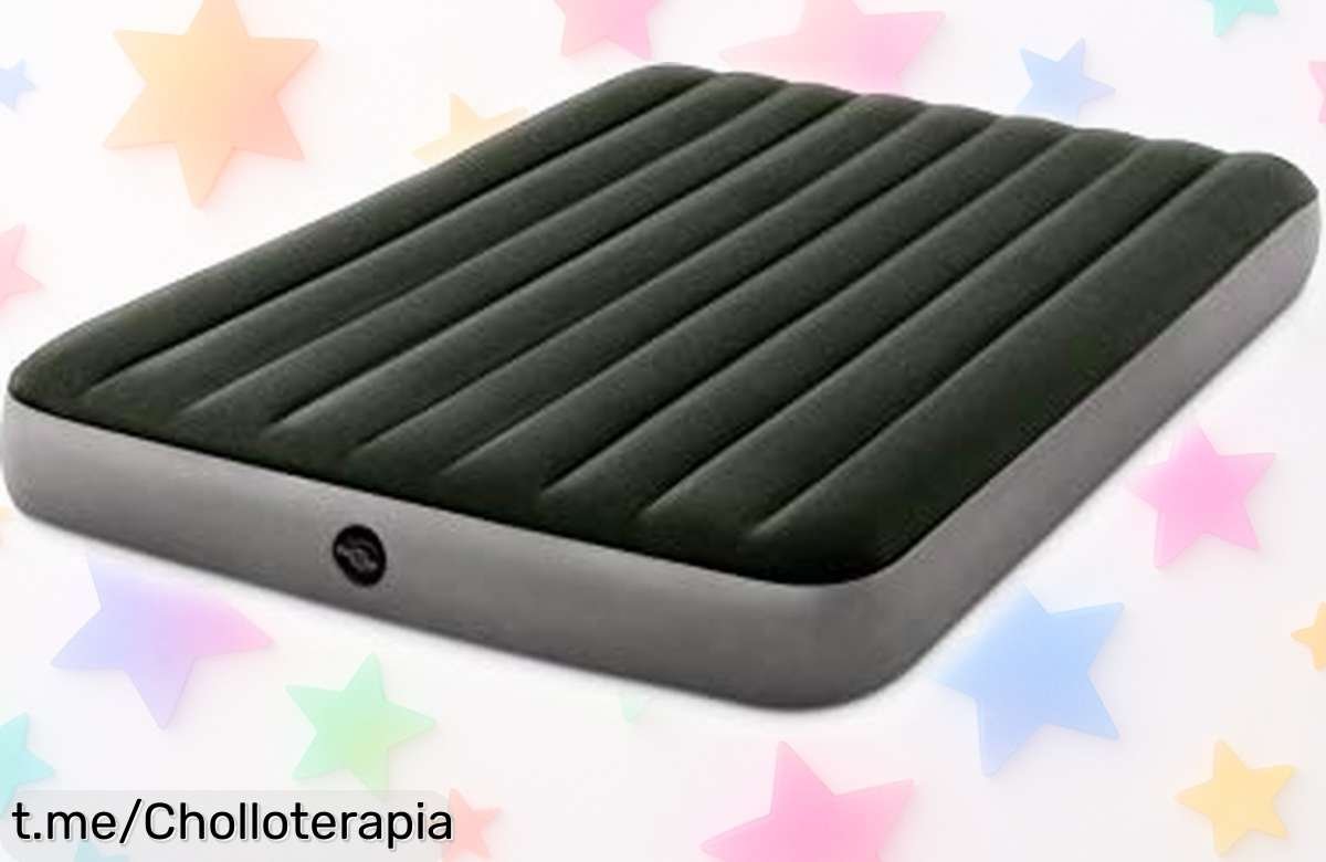 Colchón hinchable Intex Queen DuraBeam Prestige Downy a un precio regalado: ¡Siente el descanso de verdad mientras ahorras en grande!