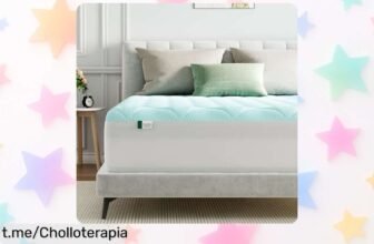 Colchón sobrecolchón refrescante Novilla al precio más bajo del año: Dile adiós al calor y disfruta de noches fresquitas en tu cama, ¡aprovéchalo antes que se agote!