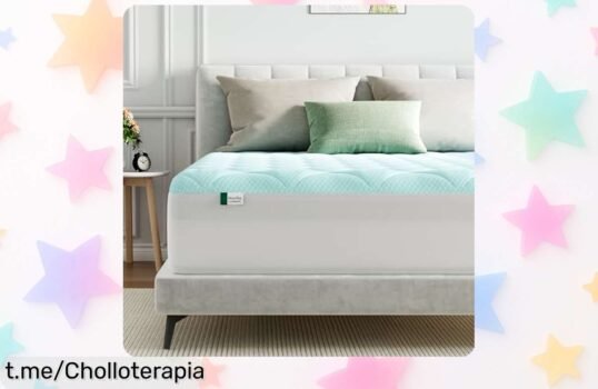 Colchón sobrecolchón refrescante Novilla al precio más bajo del año: Dile adiós al calor y disfruta de noches fresquitas en tu cama, ¡aprovéchalo antes que se agote!