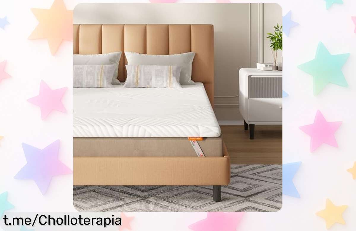 Colchón topper Sweetnight que te hará soñar a otro nivel: caído de precio y listo en 48h, ¡no puedes dejar pasar esta oferta increíble!