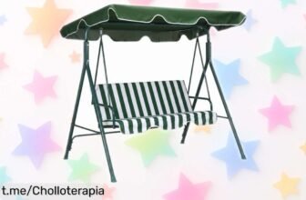 Columpio de jardín Outsunny para 3 personas, ¡aprovéchate de este ofertón loco y disfruta momentos mágicos al aire libre!