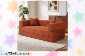 Cómprate ya este sofá cama de 3 plazas que se transforma y lucirás tu salón como nunca, ¡no dejes pasar este ofertón que solo ocurre una vez!
