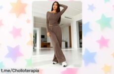 Conjunto deportivo de 2 piezas para mujer que no querrás dejar escapar: ¡precio rebajado y estilo sin límites para tus mejores momentos!