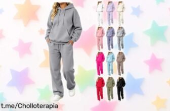 Conjunto deportivo de dos piezas para mujer talla grande, una oportunidad única por un precio increíble que no querrás dejar escapar. ¡Luce y entrena con estilo hoy mismo!