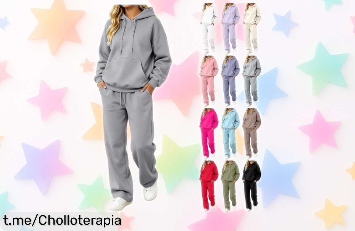 Conjunto deportivo de dos piezas para mujer talla grande, una oportunidad única por un precio increíble que no querrás dejar escapar. ¡Luce y entrena con estilo hoy mismo!