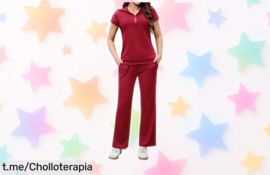 Conjunto deportivo de mujer Aottori con sudadera y pantalón ancho, ¡ofertón en un precio de escándalo que no puedes dejar escapar! Prepárate para brillar en cualquier plan.