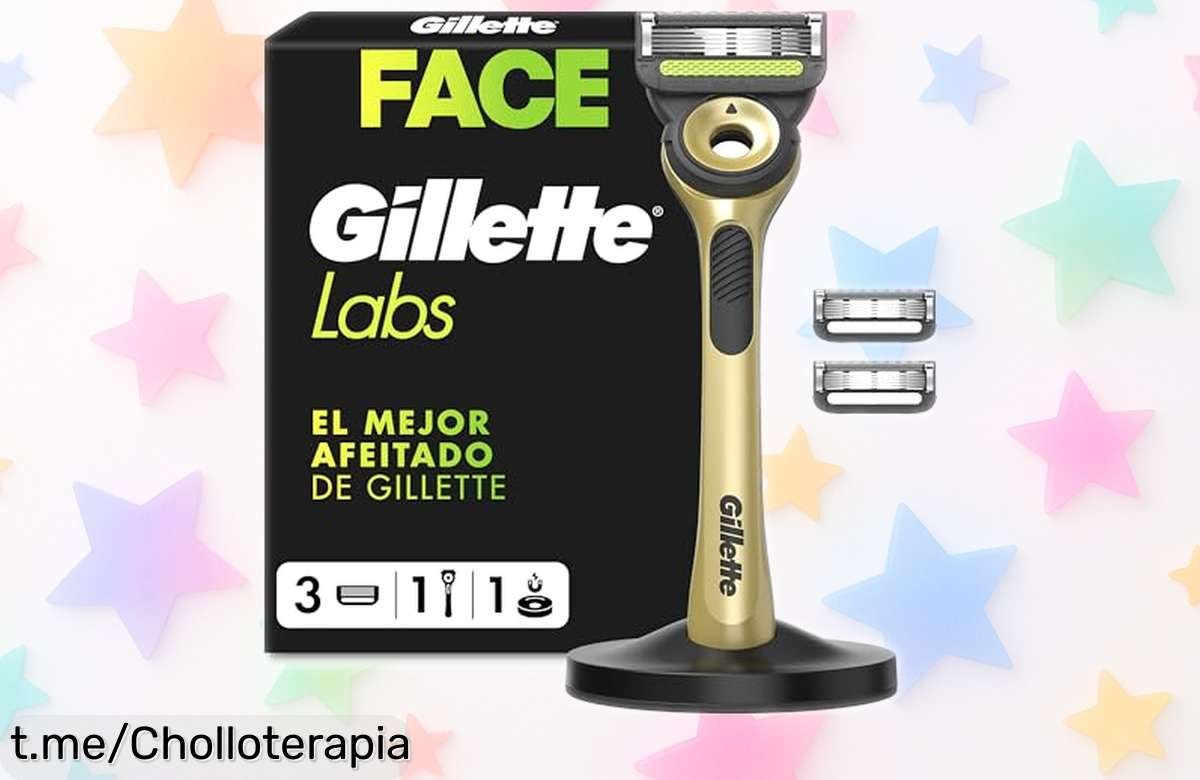 Consigue la maquinilla de afeitar GilletteLabs Champion Gold Edition con afilado al ras y 3 recambios, ¡ahora a un precio tan bajo que no querrás dejarlo pasar!