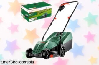 Cortacésped Bosch EasyRotak 32235, compacto y potente a precio de ganga: dale vida a tu jardín en un abrir y cerrar de ojos antes que se agote esta oferta increíble.
