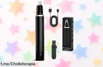 Cortapelos para nariz, orejas y cejas con afeitadora USB a precio loco: ¡haz que tu higiene personal sea un juego de niños sin ruidos ni dolor! Aprovecha esta oferta antes de que se acabe.