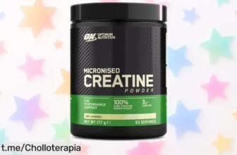 Creatina monohidrato en polvo Optimum Nutrition para potenciar tu energía y fuerza, chollazo a precio loco que no te puedes perder ¡Hazlo tuyo ya!