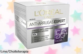 Crema de día antiarrugas densificadora +55 de L’Oréal Expert: mejora tu piel madura a un precio de ganga que no puedes dejar escapar, ¡perfecta para lucir radiante!