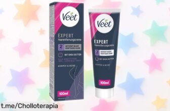 Crema depiladora Veet Expert: elimina el vello más fuerte en solo 2 minutos y deja tu piel suave hasta 48 horas a un precio de ganga, ¡no te quedes sin la tuya!