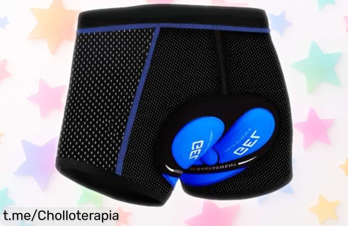 Culotte de ciclismo con acolchado 5D que repele golpes y seca rápido, ¡un ofertón increíble que transformarás tus rutas largas! No te quedes sin el tuyo, aprovecha ya esta oportunidad.