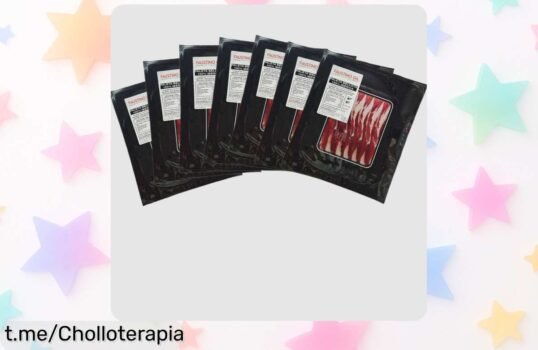 Deliciosa paleta de bellota 100% ibérica Faustino Gil en prácticos sobres, llevas el sabor a casa con un precio de escándalo que se derrite en tu boca, ¡aprovéchalo ya!