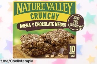 Deliciosas barritas Nature Valley de avena integral y chocolate negro, pack e invitación a disfrutar con cada bocado ¡precio locazo por su calidad!