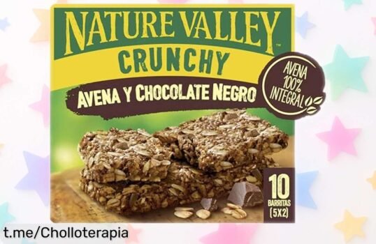 Deliciosas barritas Nature Valley de avena integral y chocolate negro, pack e invitación a disfrutar con cada bocado ¡precio locazo por su calidad!