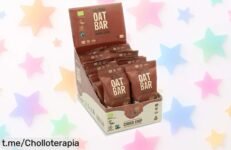 Deliciosas barritas de avena Iswari con chocolate a un precio loco, ¡disfruta energía real y fibra para todo el día sin azúcares refinados! No te quedes sin probar este chollazo.