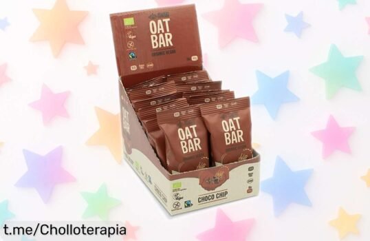 Deliciosas barritas de avena Iswari con chocolate a un precio loco, ¡disfruta energía real y fibra para todo el día sin azúcares refinados! No te quedes sin probar este chollazo.