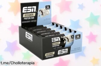 Deliciosas barritas de proteína con chocolate blanco y nuez: ¡rebajas que no podrás ignorar! Regálate un momento dulce sin azúcar añadido, solo hoy, solo para ti.